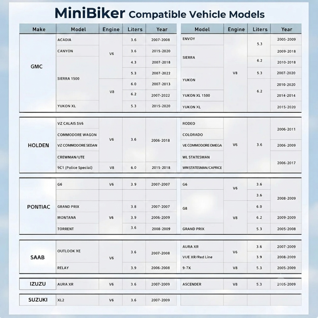 Minibiker™ AFM/DFM Disabler